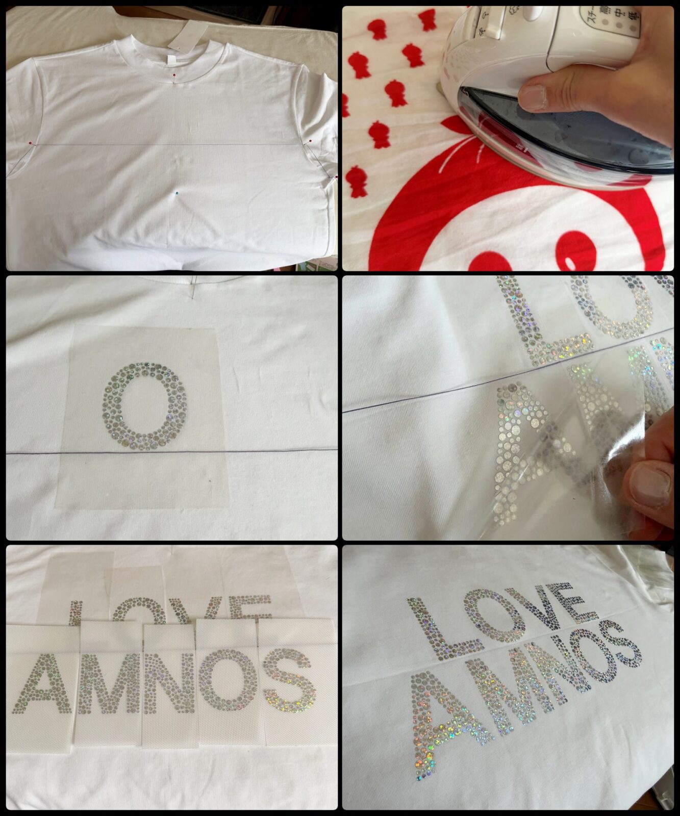 作業の写真をCanvaでコラージュ風にまとめた画像