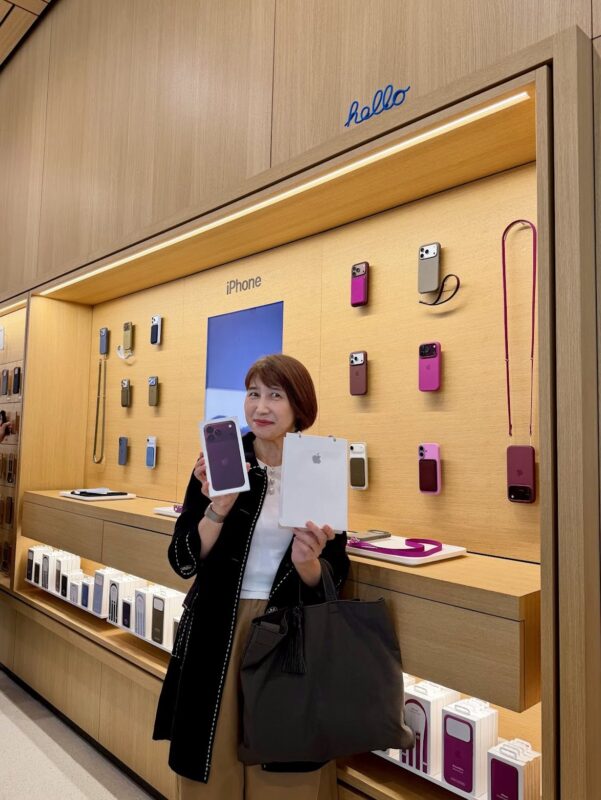 Apple銀座でiPhone 18 Pro Maxを受け取り